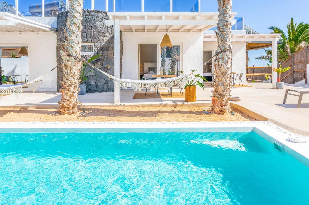 Boutique Beach Villa By Lanzarote Retreats - Private Pool - 1 Min Walk To Sea Pool Charco del Palo Exterior foto